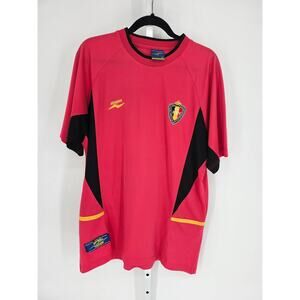 Vintage 2002/04 BELGIUM HOME SHIRT Soccer Futbol Jersey by Olympus Sz L